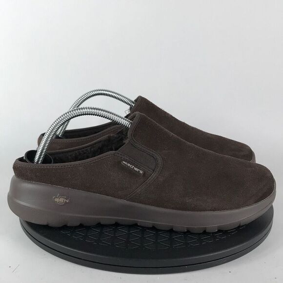 Skechers On The Go Joy Snuggly Slip On Brown 15530W Women’s Size 10 Wide - Picture 4 of 12